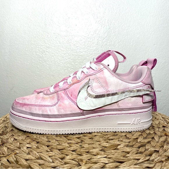 Nike Air Force 1 low pink all star custom dye - Picture 3 of 8